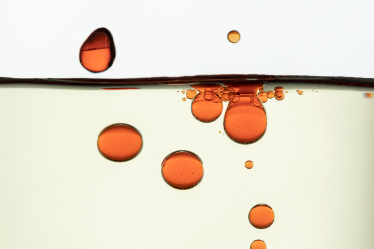 turkey red oil droplets