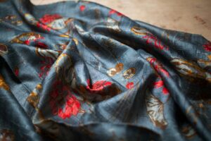 printed soft and silky fabric