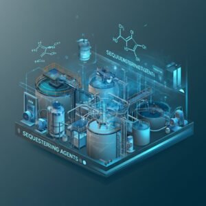 3d model image showing industrial vessel and tanks